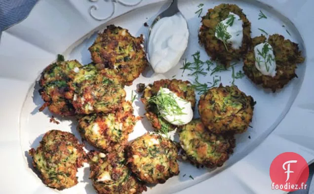 Keftedes De Courgettes À La Feta Et À L'Aneth
