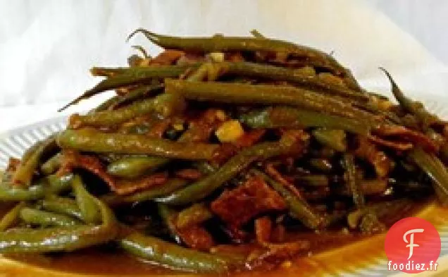 Haricots Verts Cuits Lentement