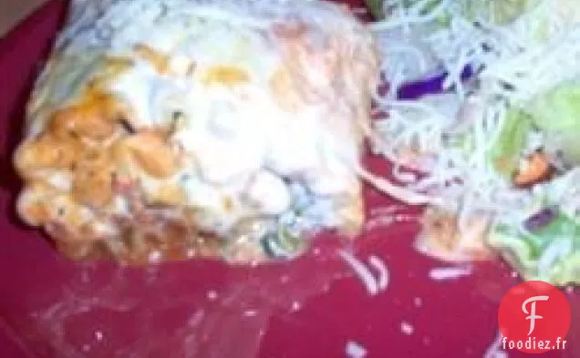 Rollups de Poulet Grillé et Lasagnes Portobello