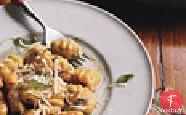 Gnocchis de Courge Musquée au Beurre Brun de Sauge