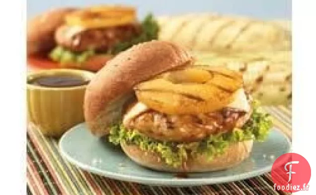 Burgers de Dinde à l'Ananas Teriyaki