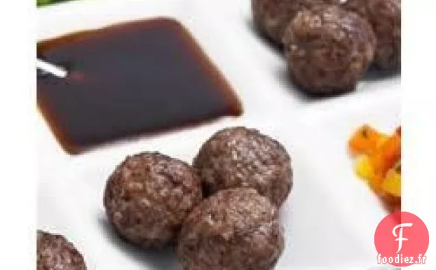 Entrées de Boulettes de Viande Teriyaki