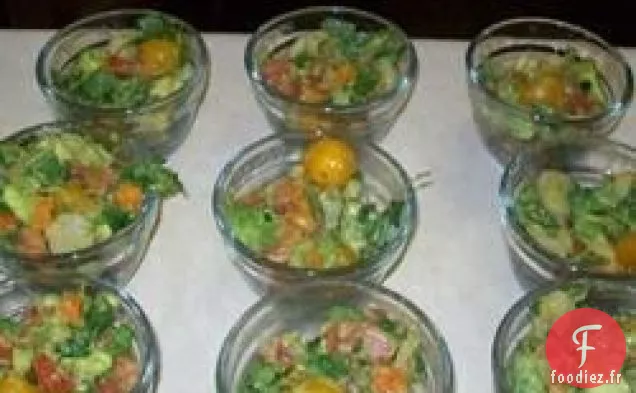 Salade de Crevettes Avocat-Citron Vert (Ensalada de Camarones avec Aguacate y Limon)