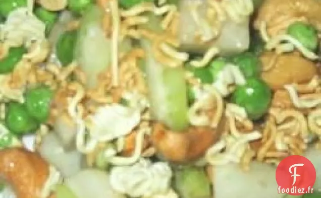 Salade de Pois, de Jicama et de Noix de Cajou