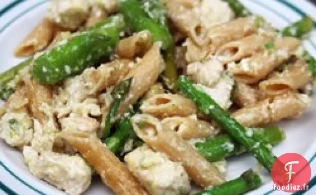 Pâtes aux Asperges au Citron