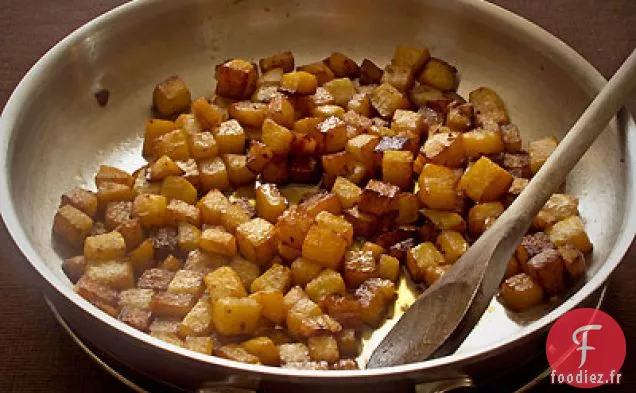 Rutabaga Homefries avec Piments, Menthe et Érable
