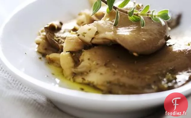 Pleurotes Sautées à la Linguine