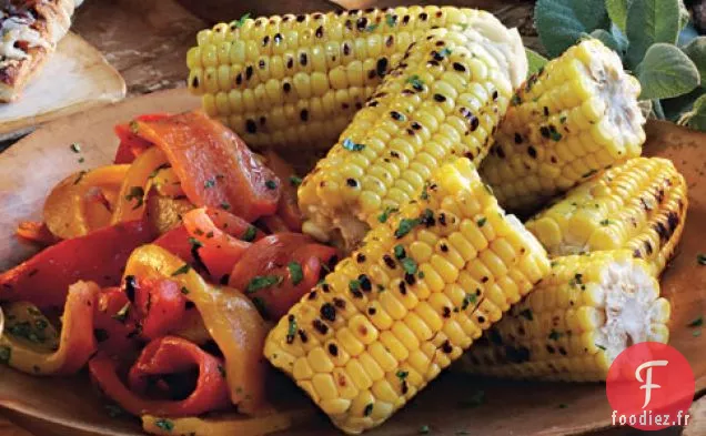 Poivrons Grillés Et Maïs