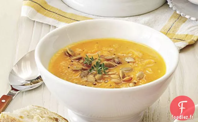 Soupe de Courge à la Citrouille et au Gland