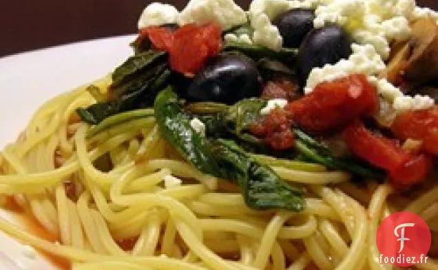 Spaghettis Grecs Rapides et Faciles