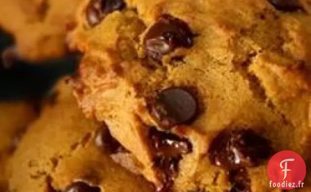 Biscuits aux Pépites de Chocolat à la Citrouille