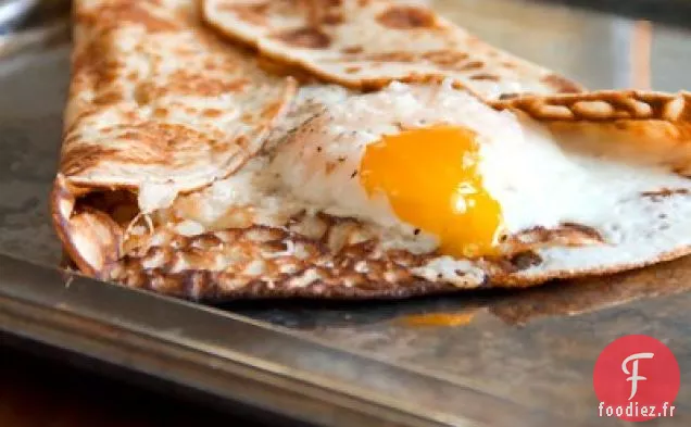 Crêpe de Sarrasin Fourrée Aux Œufs