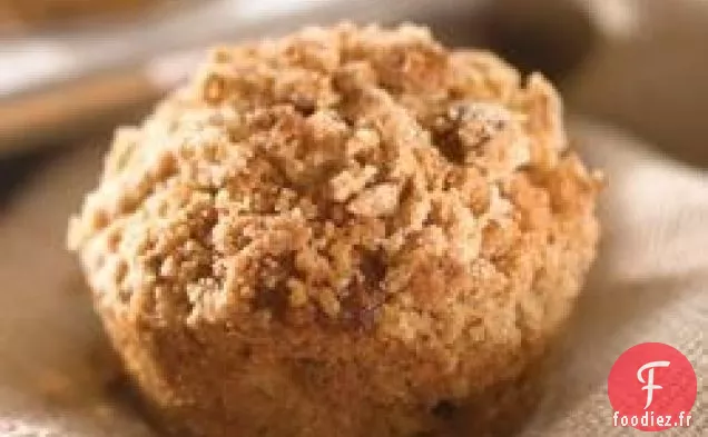 Muffins aux Graines de Lin Et de Banane Au Beurre d'Arachide