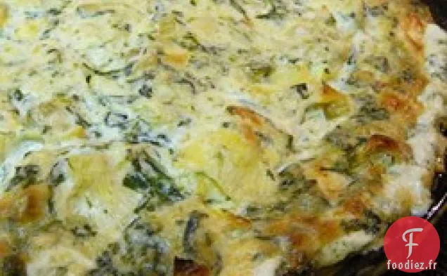Trempette Chaude aux Épinards, Artichauts et Chili de Veronica