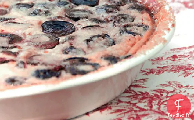 Clafouti de Cerises Fraîches aux Amandes