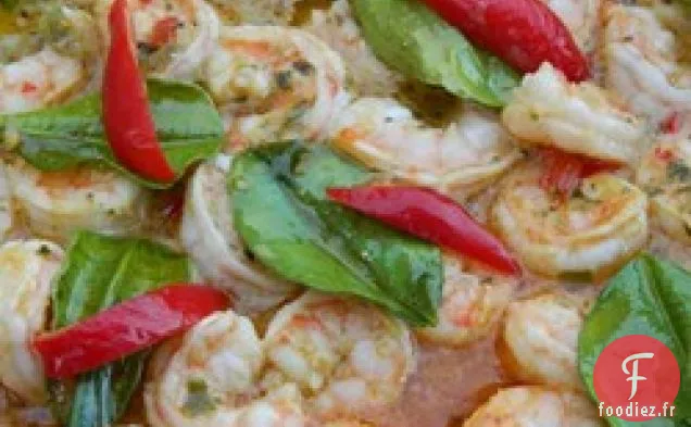 Crevettes Grillées à la Sauce Chili à l'Ail