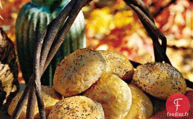 Brioches à l'Oignon Caramélisé aux Pommes De Terre