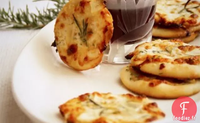 Pizzettes à l'Ail et au Romarin