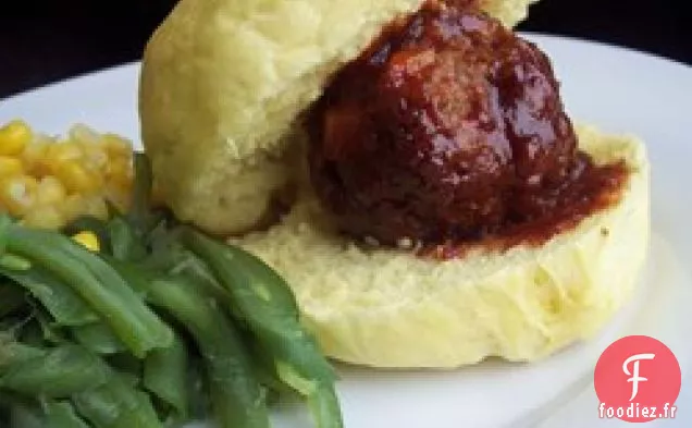 Boulettes de Viande Maison Glacées au Barbecue