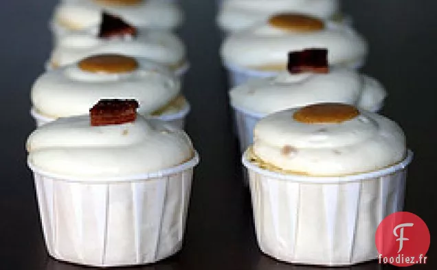 Cupcakes Sucrés Au Maïs, À L'Érable Et Au Bacon