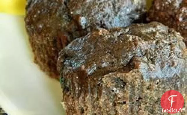 Repas au chocolat à la banane dans un muffin