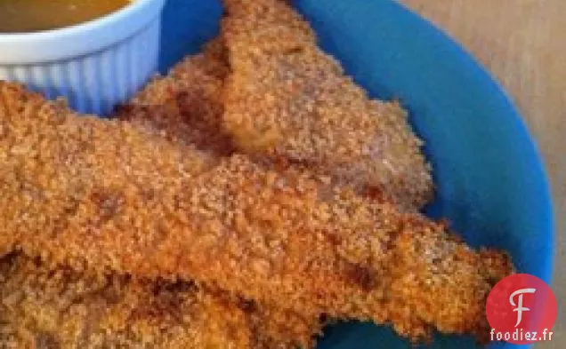Tenders de Poulet au Four à la Moutarde au Miel