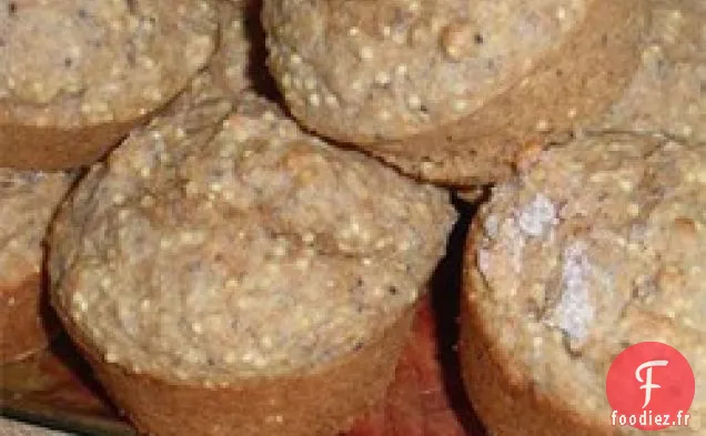 Muffins aux Graines de Pavot de Millet de Semoule de Maïs
