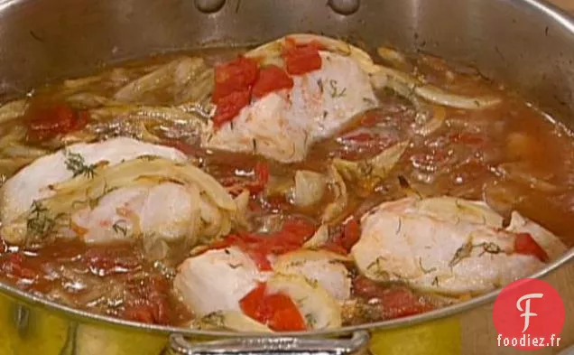 Morue au Fenouil, Aneth et Tomate