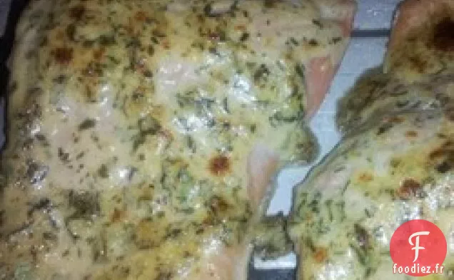 Saumon Grillé En Croûte D'Herbes