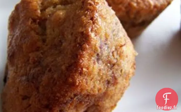 Muffins Végétaliens à la Banane Et aux Myrtilles