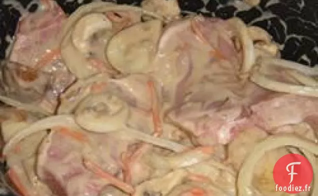 Côtelettes De Porc Simples à la Mijoteuse