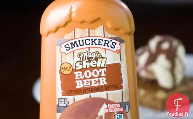 Coquille magique de Root Beer sur Glace à la Vanille et Blondes