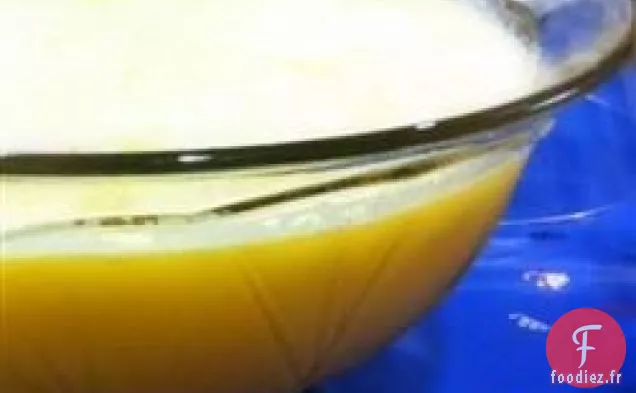 Punch à la Banane et à la Neige Fondante