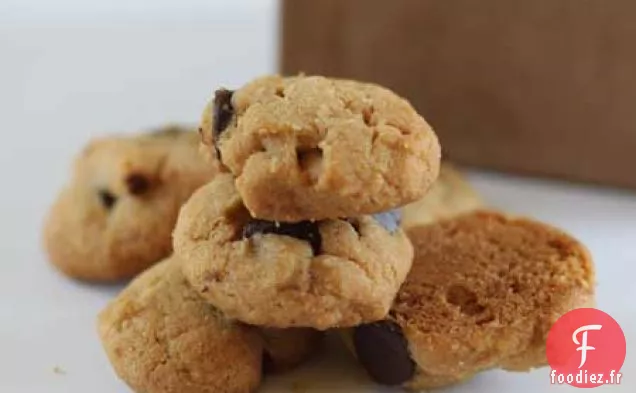 Mini Biscuits au Caramel aux Pépites de Chocolat au Beurre d'Arachide