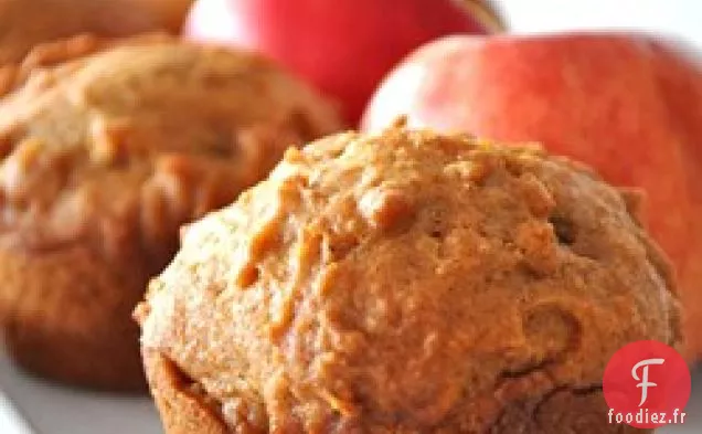 Muffins Streusel à la Citrouille Et aux Pommes