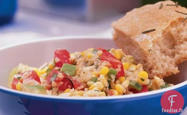 Salade de Millet au Maïs Sucré et à l'Avocat
