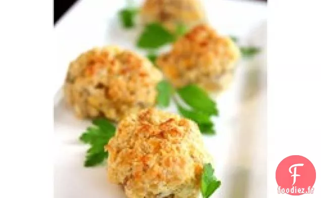 Apéritif Boule de Saucisse au Parmesan et Persil