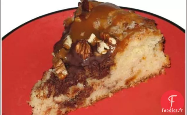 Gâteau au Café Streusel Au Chocolat Et Au Caramel