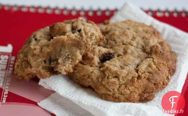 Gros Biscuits aux Raisins Secs à l'Avoine