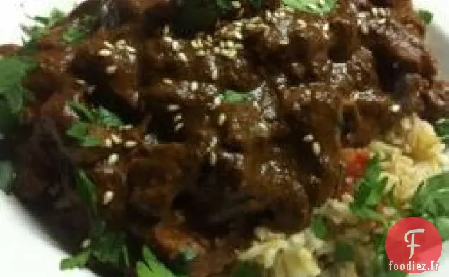 Mole de Poulet Mijoteuse