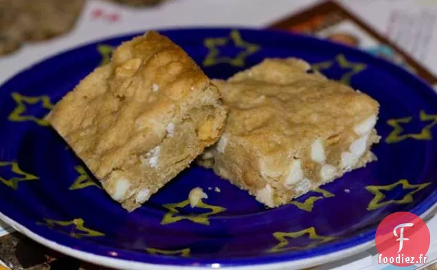 Blondes Au Chocolat Blanc Aux Amandes Et aux Arachides