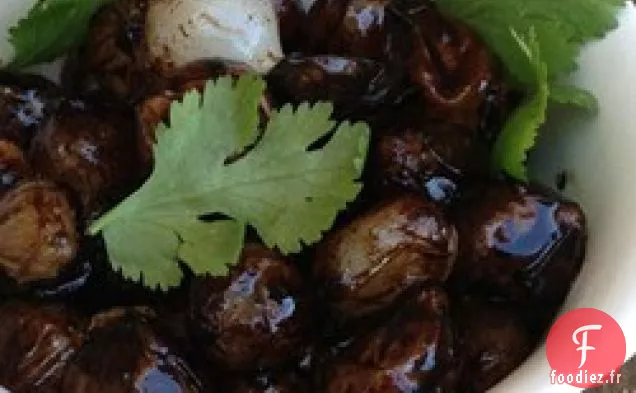 Oignons Perlés Caramélisés avec Glaçage Balsamique