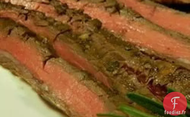 Steak de Flanc Grillé au Balsamique et Mariné au Soja