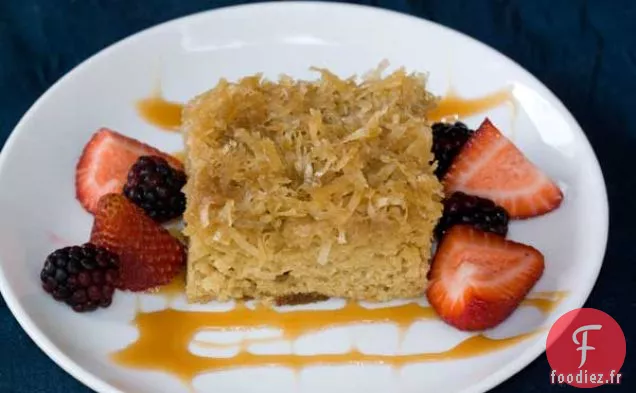 Gâteau à la Noix de Coco à l'envers de Sybil Hancock