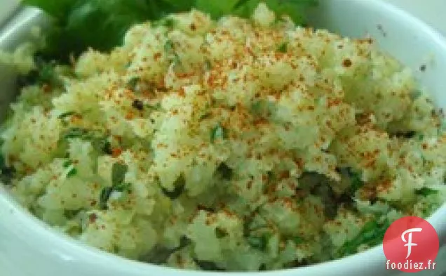 Chou-fleur à la coriandre au Citron Vert