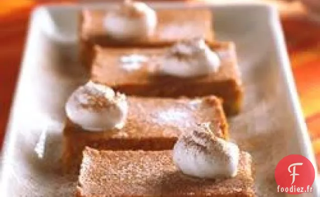 Carrés de Tarte à la Citrouille