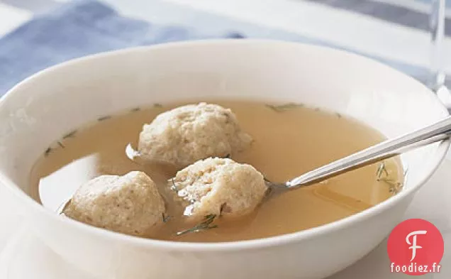Soupe aux Boules de Matzo de Bertha