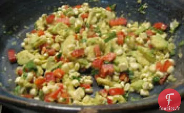 Sain et délicieux: Salsa à l'Avocat et au Maïs