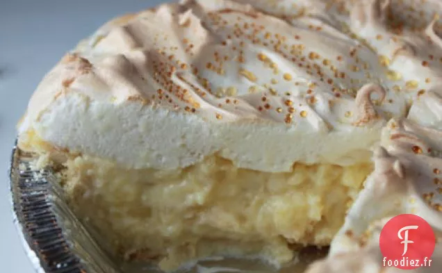 Tarte à la Crème Sure à l'Ananas