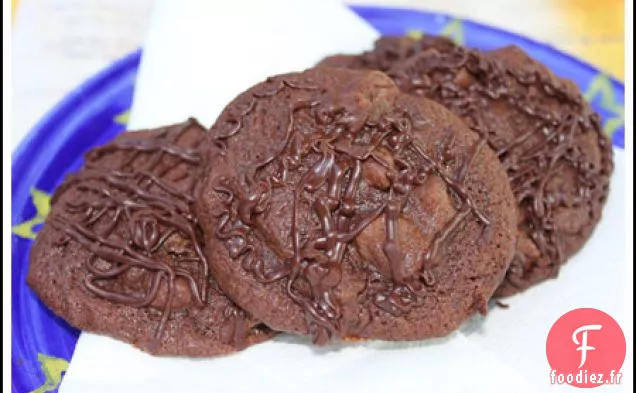 Biscuits au Brownie Au Triple Chocolat